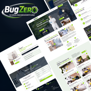 BugZero OnePage – Website für Schädlingsbekämpfer | Premium Design